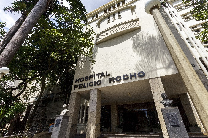 Fachada do Hospital Felício Rocho em Belo Horizonte