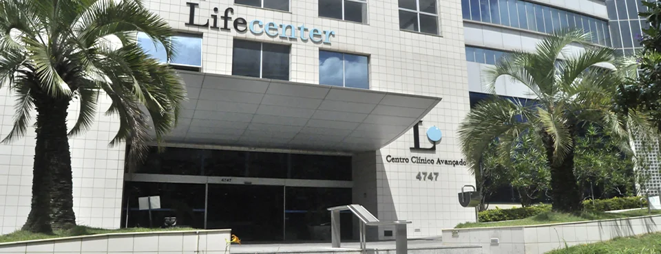 Fachada do complexo Lifecenter em Belo Horizonte